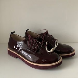 Burgundy Patent Loafers